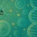 Stylized illustration of DNA strand, neural cells, and microscopic biology on green background, with 'March Forward' podcast logo — visual metaphor for the intersection of artificial intelligence, rare disease research, and human-centered storytelling.